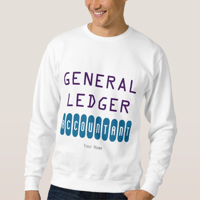 Sudadera "Contable de contabilidad general" (Anverso)