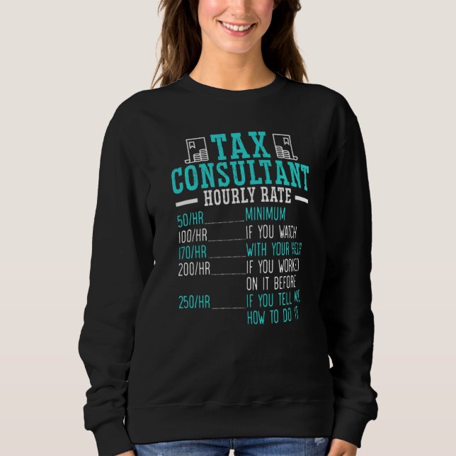 Sudadera Contador de consultoría fiscal Contabilidad Consul (Anverso)