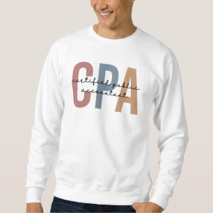 Sudadera Contador Público Certificado por CPA Retro