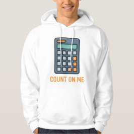 Sudadera Contar conmigo - Diseño de calculadora elegante pa