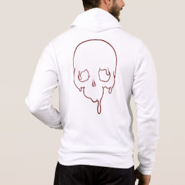 Sudadera Contorno del cráneo de goteo del personalizable