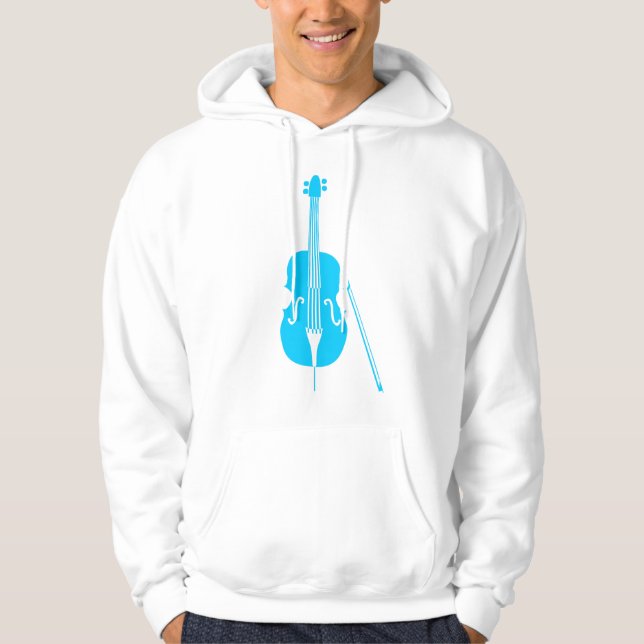 Sudadera Contrabajo - Azul Cielo (Anverso)