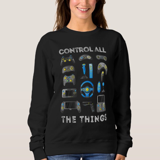 Sudadera Control All The Things Video Game Controller 1 (Anverso)