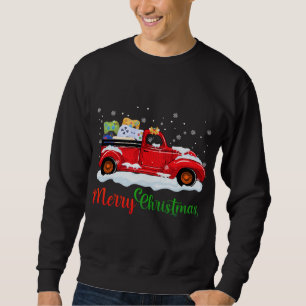 Sudadera Control de videojuegos de camiones rojos Feliz Nav