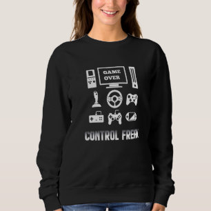 Sudadera Control Freak Video Game Player Gaming Gamer Pc Co