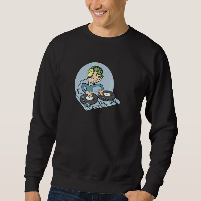 Sudadera Controlador Awesome Dj Turntable Dj Djane Deejay (Anverso)