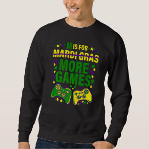 Sudadera Controlador de videojuego Mardi Gras Costume Gamer