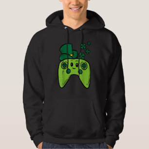 Sudadera Controlador de videojuegos irlandés St Patrick Day