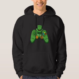 Sudadera Controlador de videojuegos irlandés St Patrick Day
