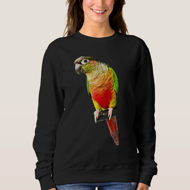 Sudadera Conure Parrot Bird Green cheek Love for birds (Anverso)