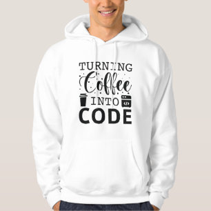 Sudadera Convertir el café en código