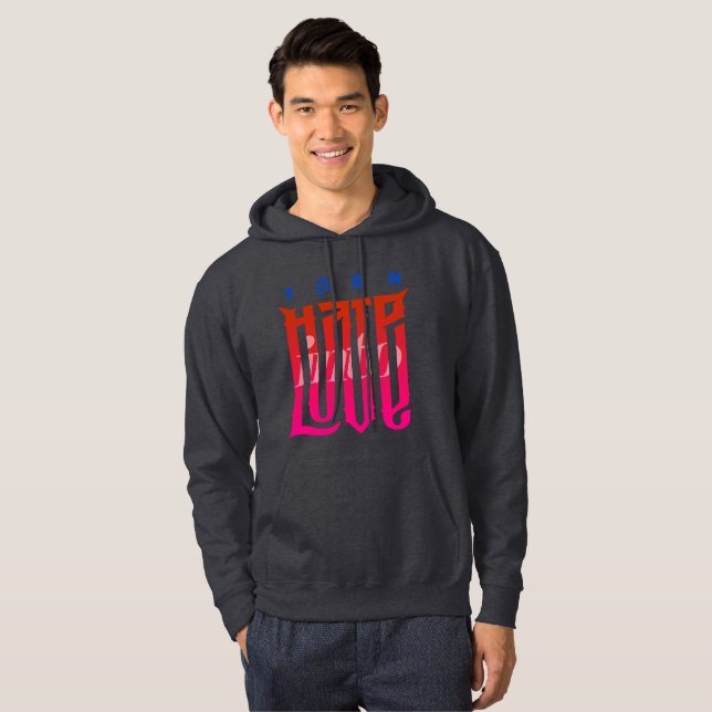 Sudadera Convertir el odio en amor | Men Hoodie (Anverso completo)