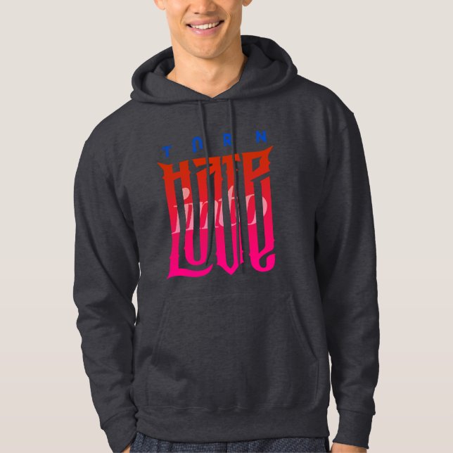 Sudadera Convertir el odio en amor | Men Hoodie (Anverso)
