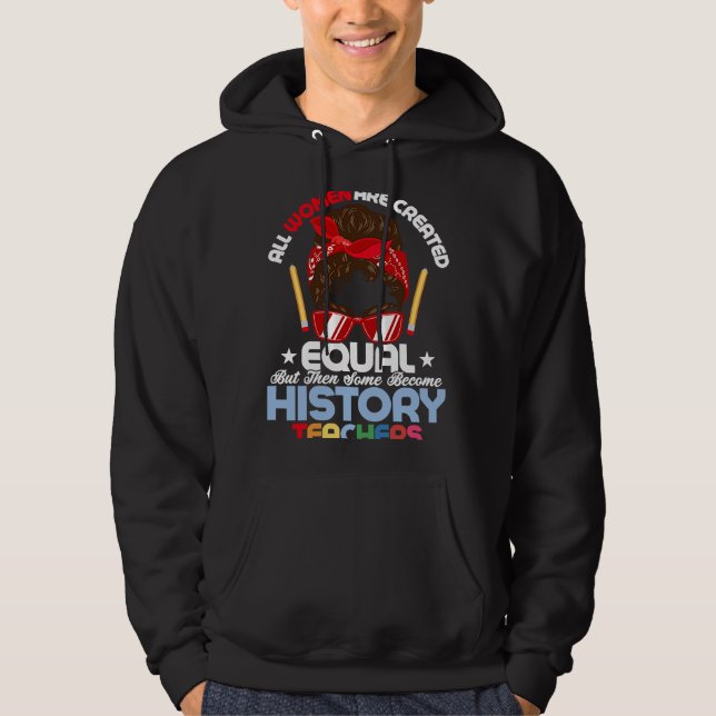 Sudadera Conviértete en profesor de historia y educación (Anverso)