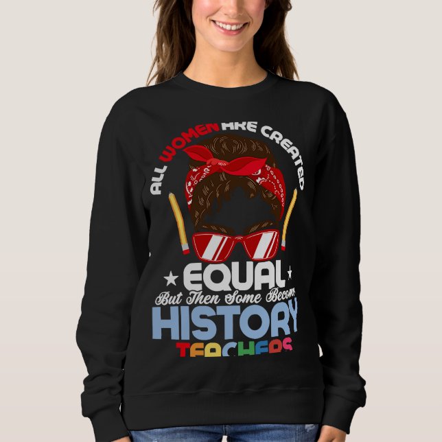 Sudadera Conviértete en profesor de historia y educación (Anverso)