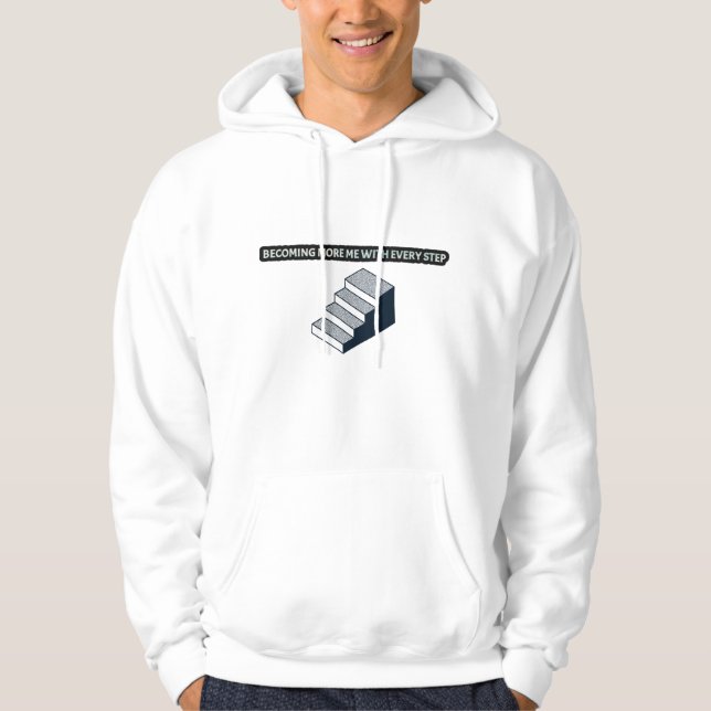 Sudadera Convirtiéndome más en mí misma (Anverso)