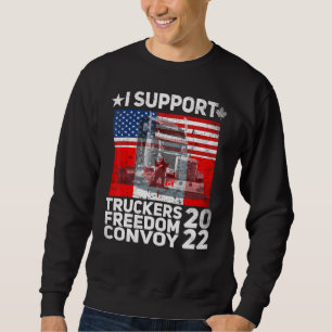 Sudadera Convoy de Bandera Americana Canadá Libertad 2022 T
