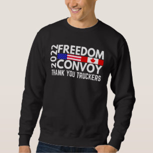 Sudadera Convoy de Bandera Americana Canadá Libertad 2022 T