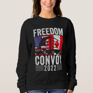 Sudadera Convoy de Bandera Americana Canadá Libertad 2022 T