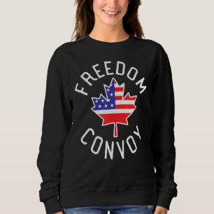 Sudadera Convoy de la Libertad 2022 apoya a Canadá Maple Am