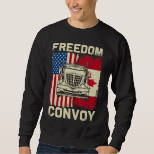 Sudadera Convoy de la Libertad 2022 Apoya a los camioneros