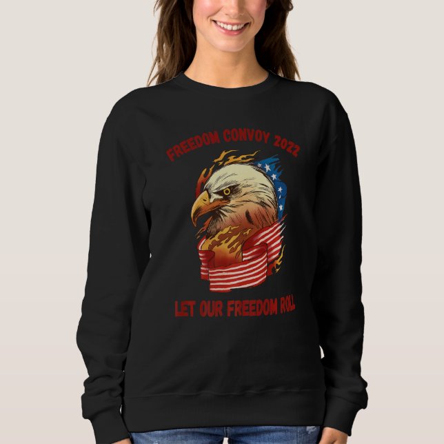 Sudadera Convoy de la Libertad 2022 Dejemos que nuestra lib (Anverso)