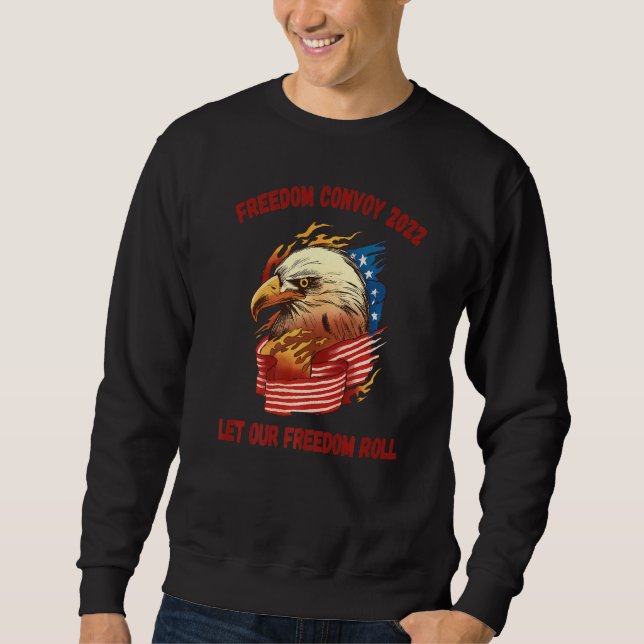 Sudadera Convoy de la Libertad 2022 Dejemos que nuestra lib (Anverso)