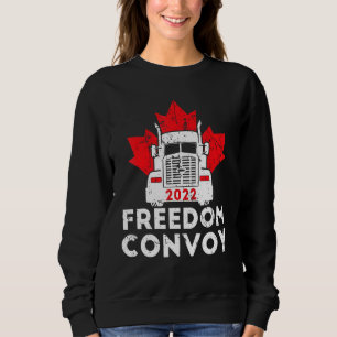 Sudadera Convoy de Libertad 2022 Camionero Canadiense Tees