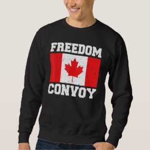 Sudadera Convoy de Libertad 2022 Camionero Canadiense Tees 