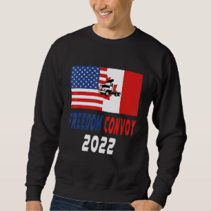 Sudadera Convoy de Libertad 2022 Camionero Canadiense Tees 