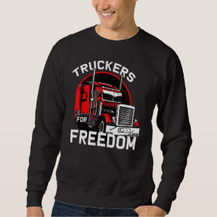 Sudadera Convoy de Libertad 2022 Camionero Canadiense Tees