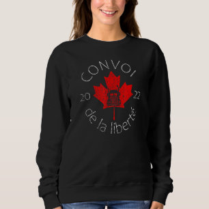 Sudadera Convoy de Libertad 2022 Camionero de hojas de arce