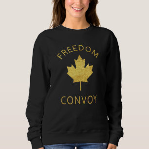 SUDADERA CONVOY DE LIBERTAD 2022 CANADIENSE TRUCKER TEES MA