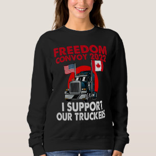 Sudadera Convoy De Libertad 2022 Ee.Uu. Y Canadá Apoyan Nue