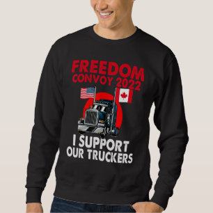 Sudadera Convoy De Libertad 2022 Ee.Uu. Y Canadá Apoyan Nue