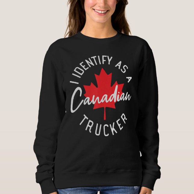 Sudadera Convoy de Libertad 2022 Me Identifico Como Camione (Anverso)