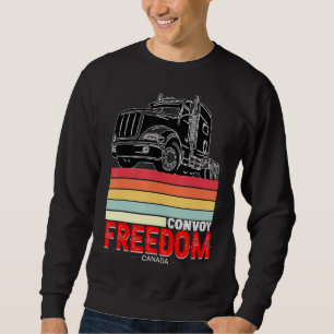 Sudadera Convoy de libertad retro vintage 2022 camionero ca