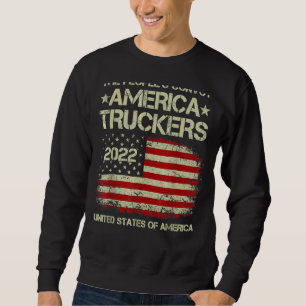 Sudadera Convoyes de personas 2022 US Camioneros Freedom Co