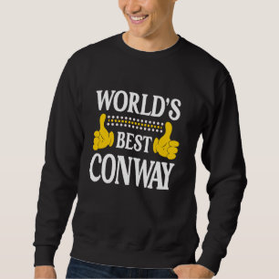 Sudadera Conway Surname Team Family Apellido Mejor