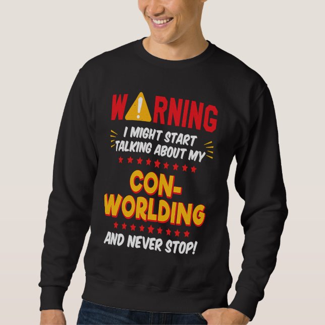 Sudadera Conworld World Building Joke Graphic (Anverso)