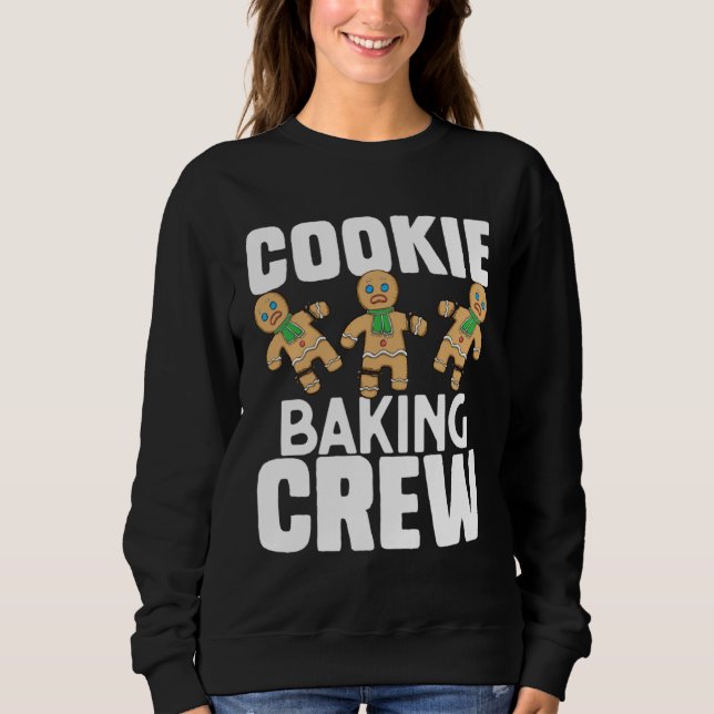 Sudadera Cookie Baking Crew Christmas Bakers Team Baker's (Anverso)