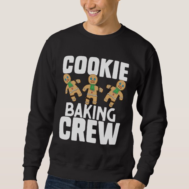 Sudadera Cookie Baking Crew Christmas Bakers Team Baker's (Anverso)