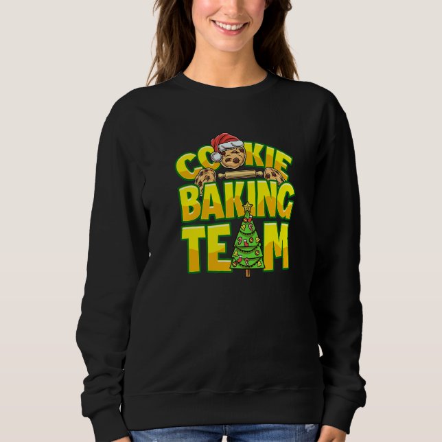 Sudadera Cookie Baking Crew  Christmas Cookie Baking Team (Anverso)