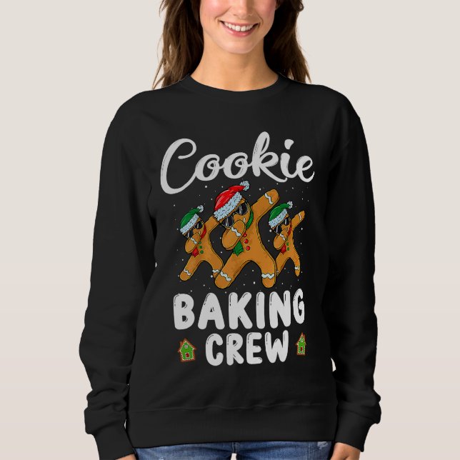 Sudadera Cookie Baking Crew Christmas Family  Gingerbread T (Anverso)