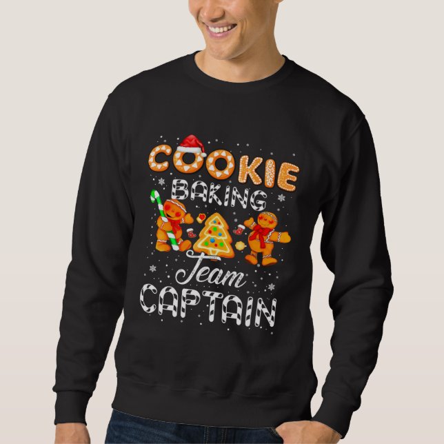 Sudadera Cookie Baking Team Captain Gingerbread Christmas (Anverso)