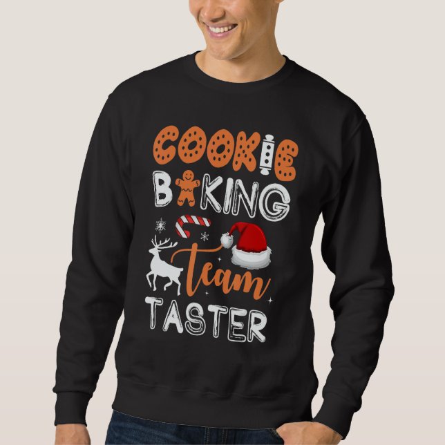 Sudadera Cookie Baking Team Taster  Matching Family Christm (Anverso)