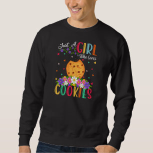 Sudadera Cookie Biscuit, solo un Chica que ama la galleta