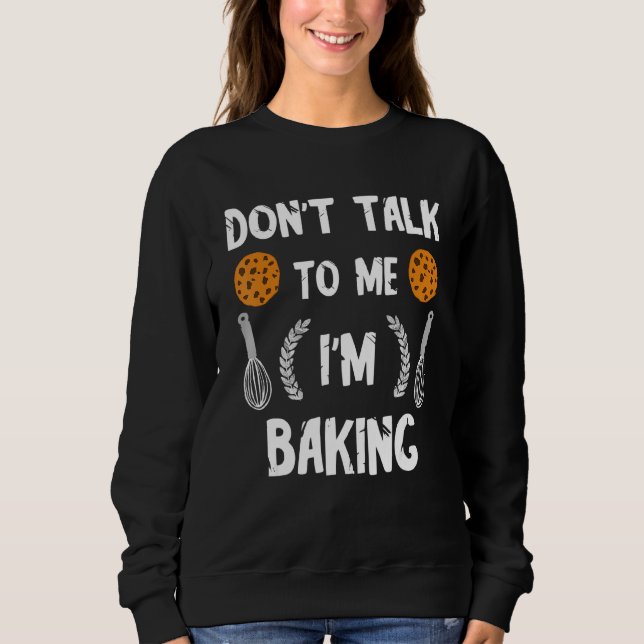 Sudadera Cookie Biscuits Baking Baker Baking Whisk Confecti (Anverso)