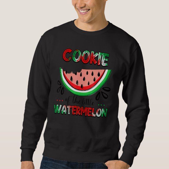 Sudadera Cookie De La Pequeña sandía Summer Matching Fa (Anverso)