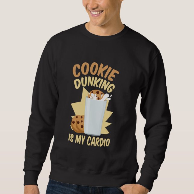 Sudadera Cookie Dunking es mi cookie cardiovascular y el ch (Anverso)